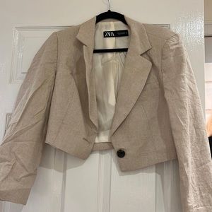 Zara Cropped Blazer